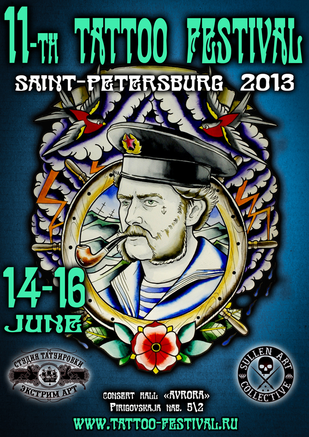 11-th Annual Saint Petersburg Tattoo Convention 2013